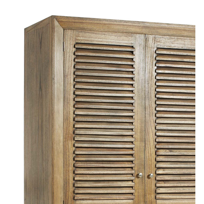 Merapi 2 Door Solid Wood Wardrobe