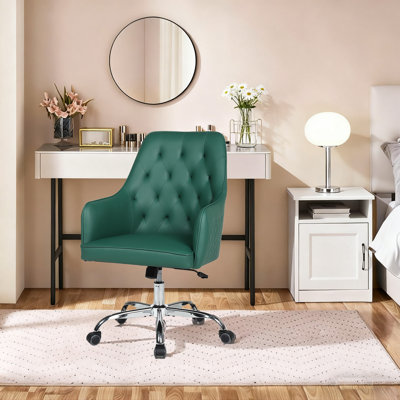 Chaises de bureau en cuir