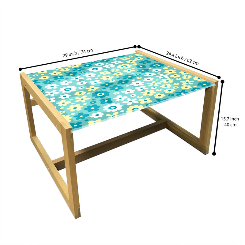 Table basse East Urban Home, H 15,75 po x L 29,13 po x l 24,4 po