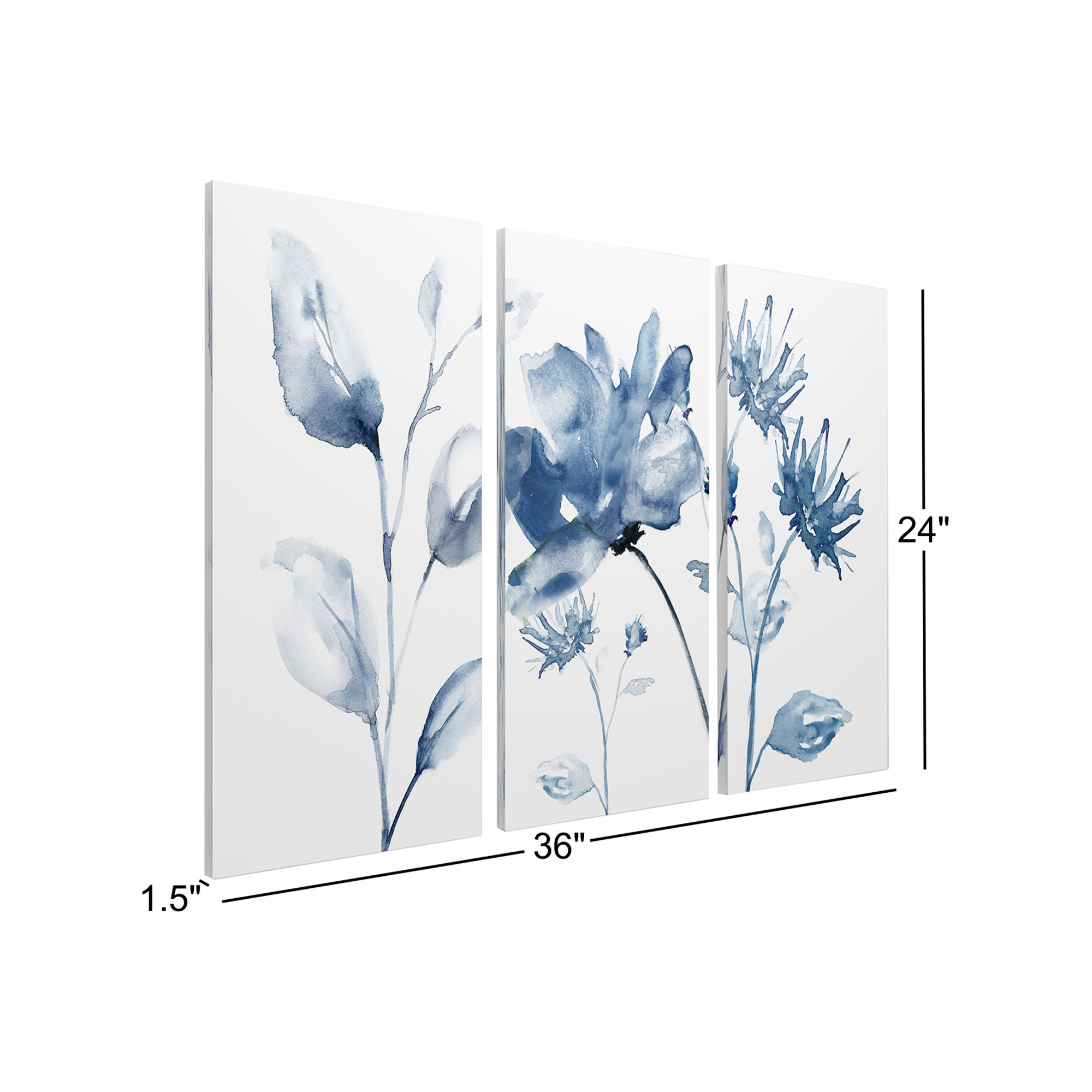Modern & Contemporary Canvas, 24" H x 36" W x 1.5" D