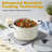 Cook N Home 8 Quart Non Stick Stock Pot with Lid, Large Pots for Cooking Nonstick Soup Pot, Stockpot Induction Cookware - Oven & Dishwasher Safe, Cream