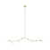 Mull 10 - Light Dimmable Modern Linear Chandelier