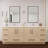 Victoria 83.5'' Double Bathroom Vanity with Acrylic Top-98195038