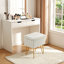 Tabouret de coiffeuse moderne en velours-620481275