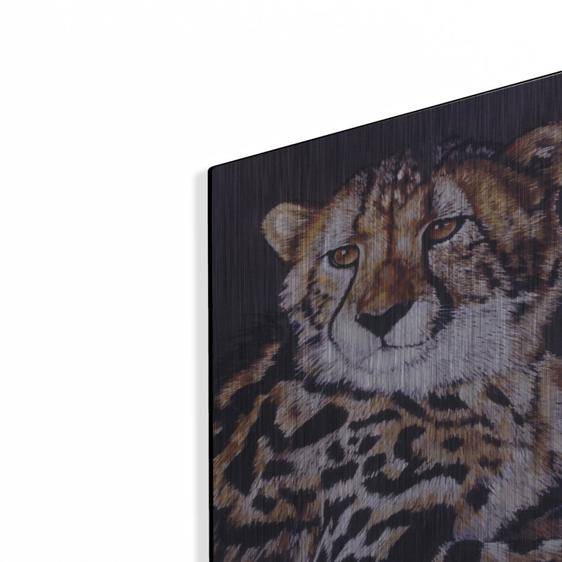 "Distinctive" par Barbara Keith sur métal, H 16 po x l 12 po