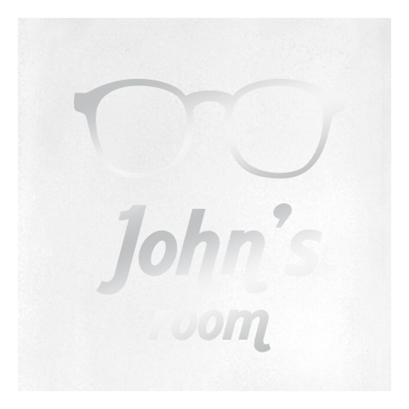 Wall Decal, Shiny Silver