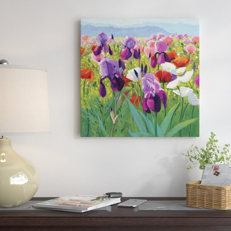 « early juin », reproduction d’art sur toile tendue, H 12 po x l 12 po x P 1,5 po, Pas de tapis, Toile tendue