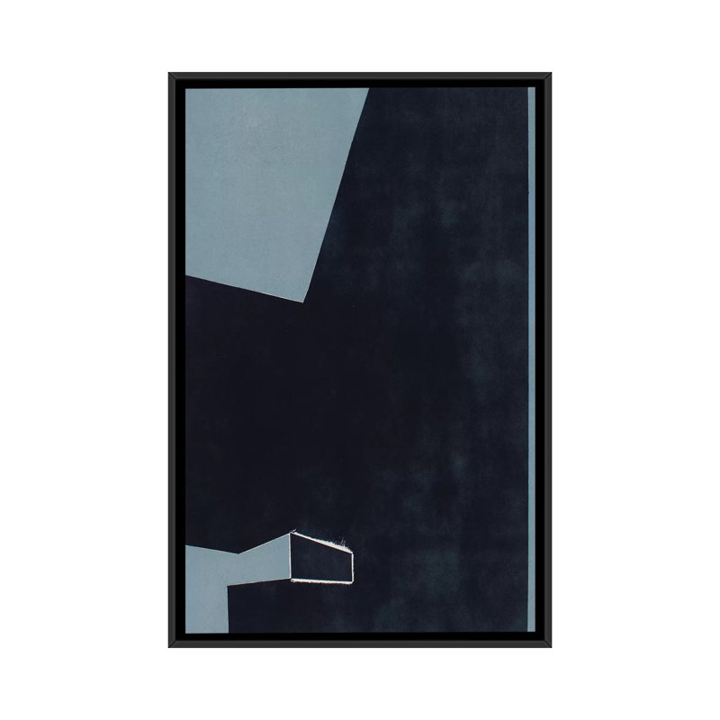 « ship shape i », impression sur toile, H 26 po x l 18 po x P 1,5 po, Toile avec cadre noir, Pas de tapis