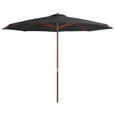 Saxis Outdoor Parasol with Wooden Pole