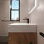 Meuble-lavabo simple 29,97 po avec plateau en résine Kashondra
