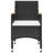Vidaxl Dining Set Black Solid Acacia Wood Medium Durable Dining Set-763137778-763137788