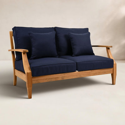 Clairmont 56" Teak Patio Loveseat