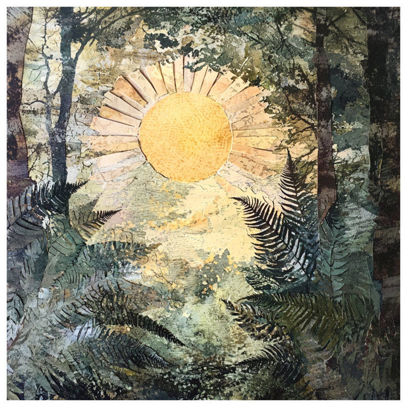 Sunlight Through Ferns Double Sided Throw Pillows, 18 x 18 inches