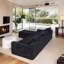 Canapé modulaire, canapé modulaire pour salon, bureau, chambre à coucher-1363153252
