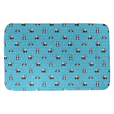Tapis de salle de bain panda Avicia