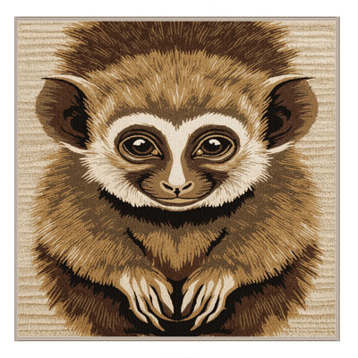  Tapis lavable Loris Slow