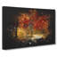 Path Through The Forest At Autumn - Wrapped Canvas-56648414