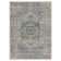 Tapis rectangulaire ivoire en polypropylène tissé à la machine