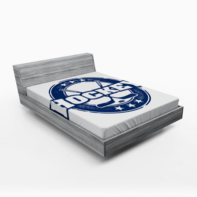 Hockey Microfiber Fitted Sheet