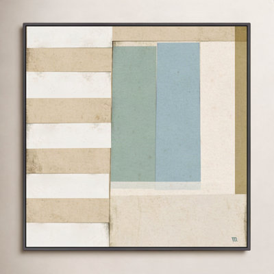 City Scape Aqua 2 Print by Marco Marella