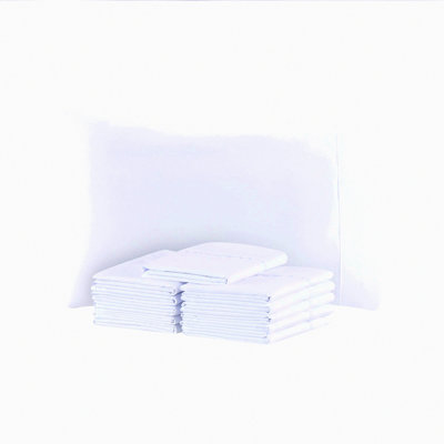 Microfiber Pillowcase Set - Queen Size 12 Pack - Soft Brushed Fabric - Envelope Closure - Bulk Pillow Case Set for Home, Hotels, Schools