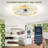 20" Dimmable Smart Low Profile Ceiling Fan With Lights And Remote In Gold-201058974