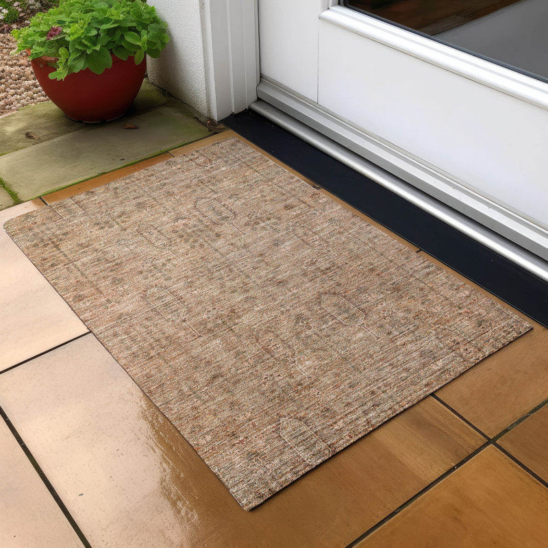 Chamaya Southwestern Indoor / Outdoor Rug, Rectangle 1'8" x 2'6"