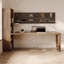 Bureaux rectangulaires en bois massif Burlywood-107242655-107242658