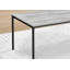 Ensemble de table basse et de bout contemporain 3 pièces, plateaux stratifiés durables avec cadres en métal élégants pour les salons modernes.-1293868423