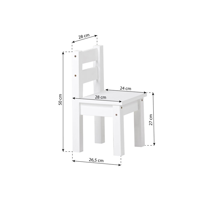 Mads Children's Chair, White