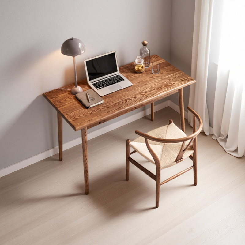 Bureau en bois de frêne