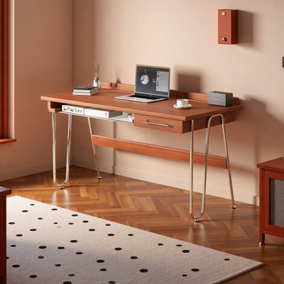 Bureau en bois massif de style Bauhaus