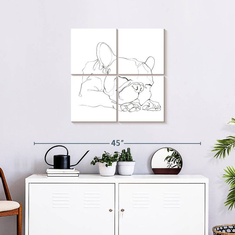 Bouledogue français Brampt Contour I, H 26 po x l 26 po
