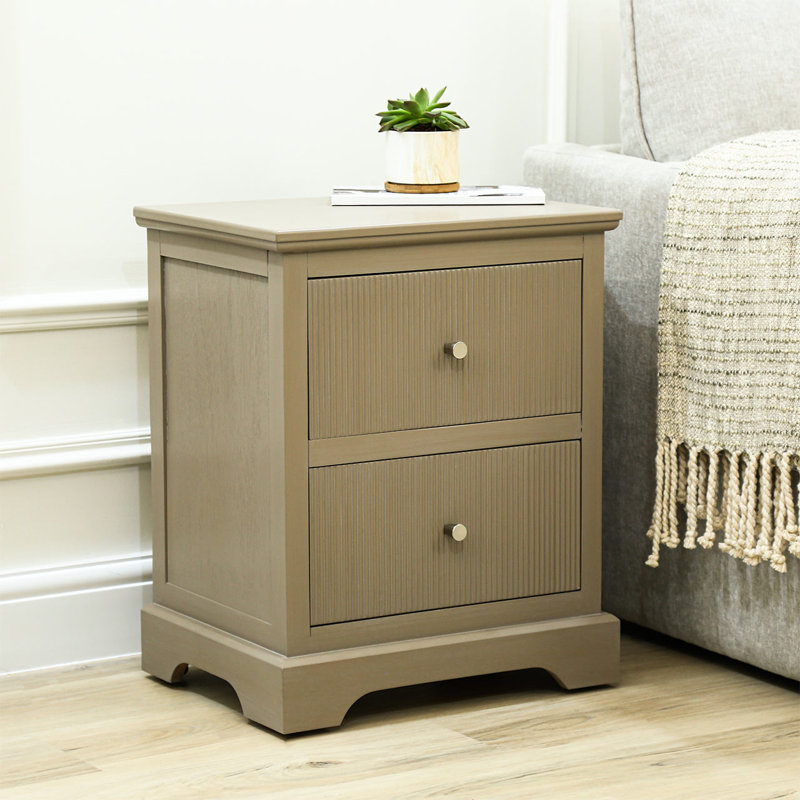 Adalicia 45 cm W Bedside Table