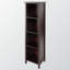 Étagère de rangement Preston 5 avec paniers en tissu brun, H 55,7 po x l 16,18 po x P 12,77 po