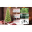 Arbre de Noël mince de 8 pi avec 500 lumières à DEL blanc chaud, 1612 pointes, support pour petites zones, branches articulées, espaces de soutien