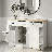 Kitchen Island Cabinet, Sideboard With Pull-Out Trash Bin, Sliding Doors & 3-Tier Spice Organizer-1084345566