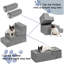 Fabric Floor Cushion-338193953