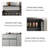 Gray Metal Shoe Storage