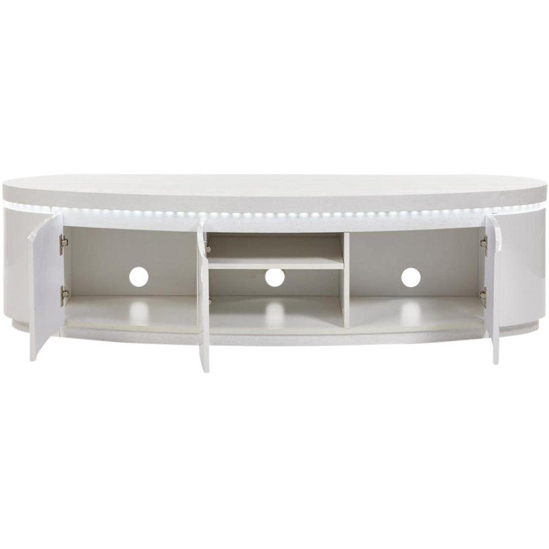 Gregg Unfinished TV Stand for TVs up to 88", White