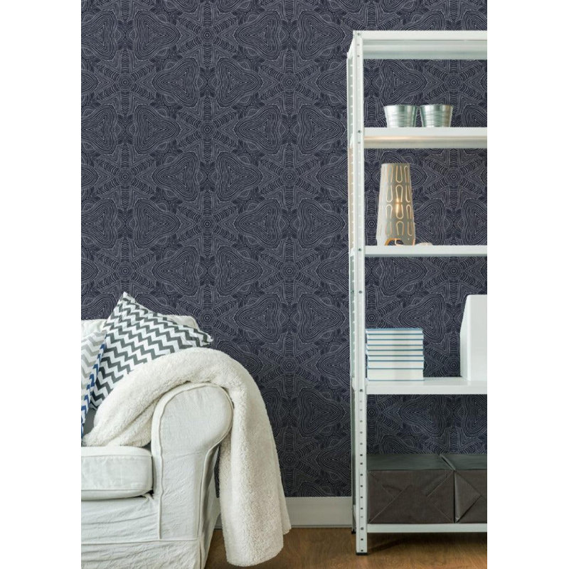 Abra Arbor Star Large 10' L x 24" W Wallpaper Roll, Peel & Stick, Self-adhesive