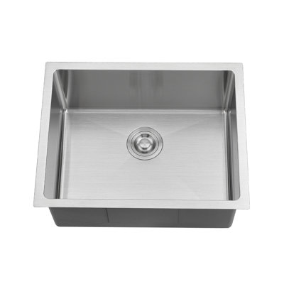 10'' L Single Bowl Stainless Steel Kitchen Sink
