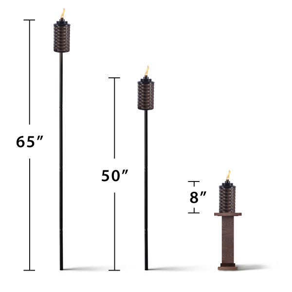 TIKI® Brand Convertible Easy Install 64.75 Bali Brown 2-Pack