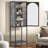 5-Tier Cube Bookshelf Storage Cabinet with 3 Adjustable Shelves-1520605760