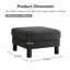 Mignon repose-pieds en polyester (un seul repose-pieds)-772876877
