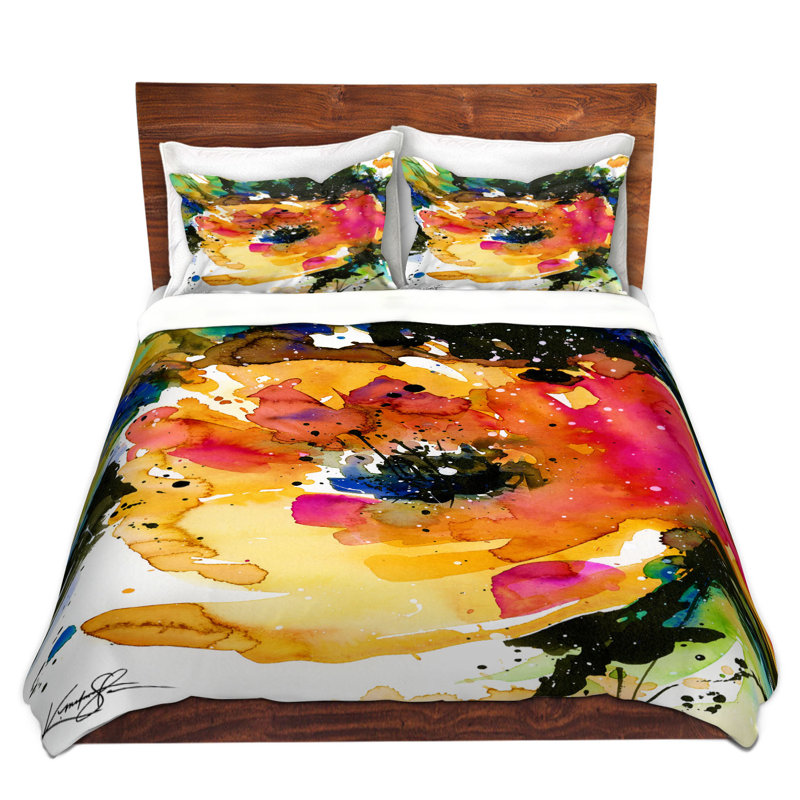 Ensembles de housse de couette DiaNoche en microfibre par Kathy Stanion - Floral Enchantment 11