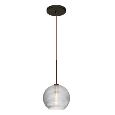 Luminaire sphère suspendu 1 lumières simple Kristall