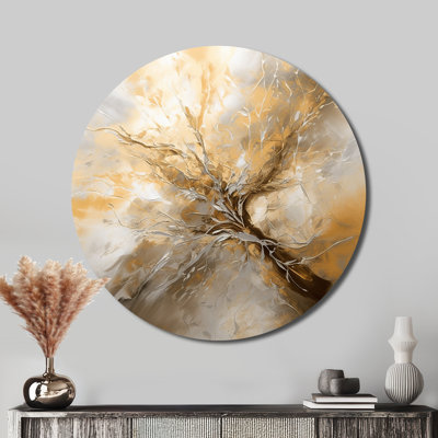 Ron - Abstract Round Metal Art