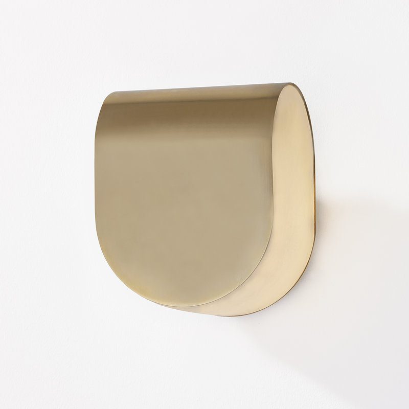 Briarwood 1 Light Wall Sconce, Aged Brass