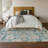 Premium Machine Washable Cerrito Teal Rug-105919827